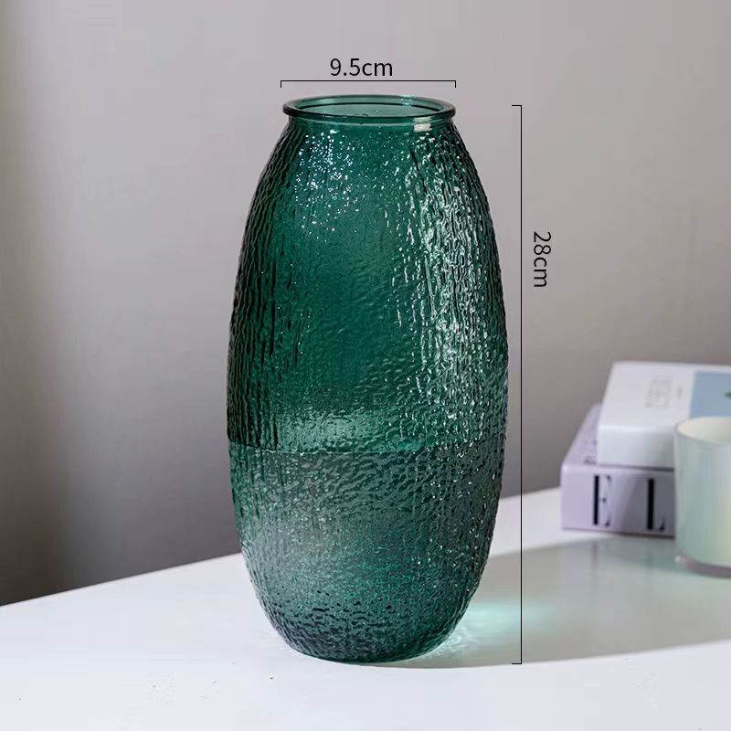 Nordic AquaRipple Glass Vase 4