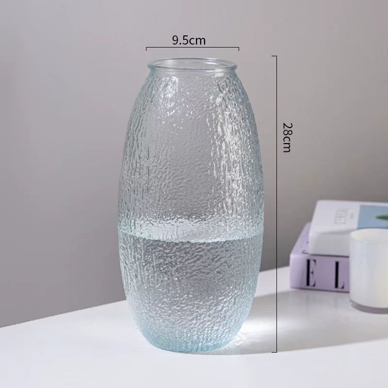 Nordic AquaRipple Glass Vase 5