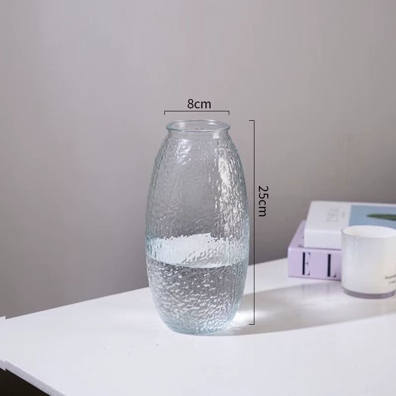 Nordic AquaRipple Glass Vase 7