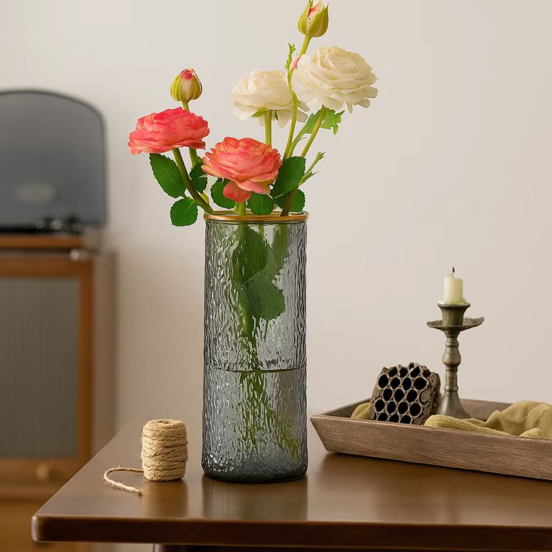 Nordic Frostwave Cylinder Vase