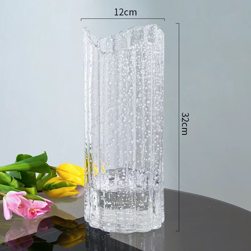 Nordic Ribbed Glow-In-Dark Vase