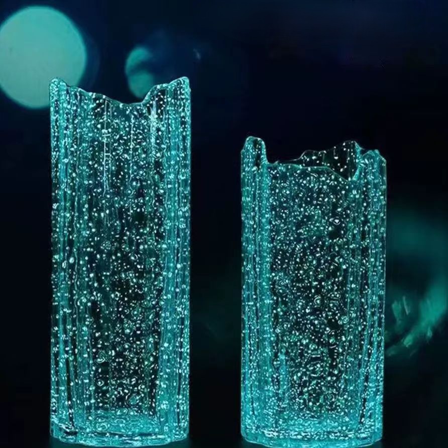 Nordic Ribbed Glow-In-Dark Vase 6