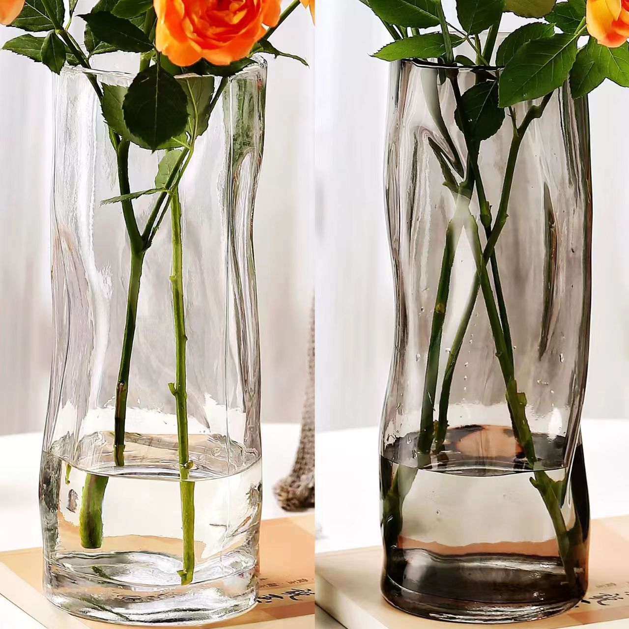 Nordic Ripple Elegance Vase