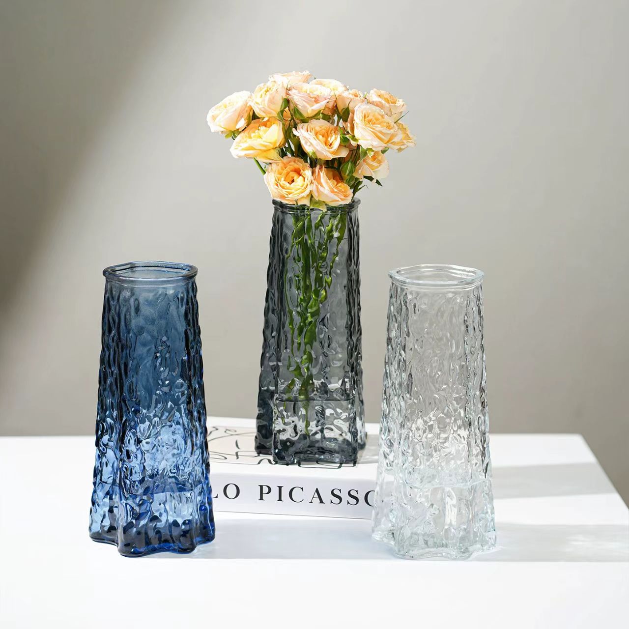 Nordic Waterwave Glass Vase