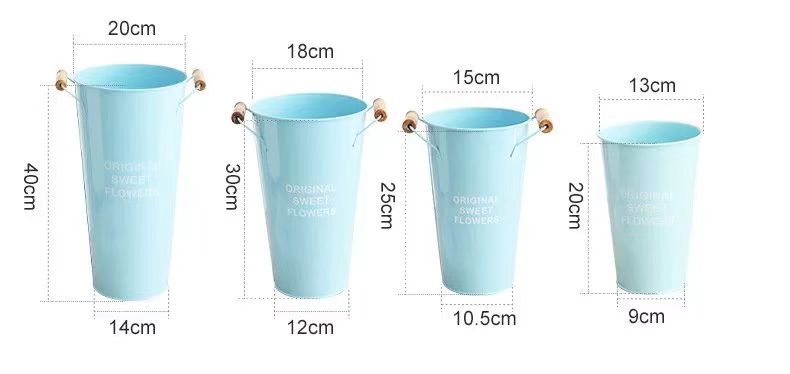 Garden Style Floral Bucket 16