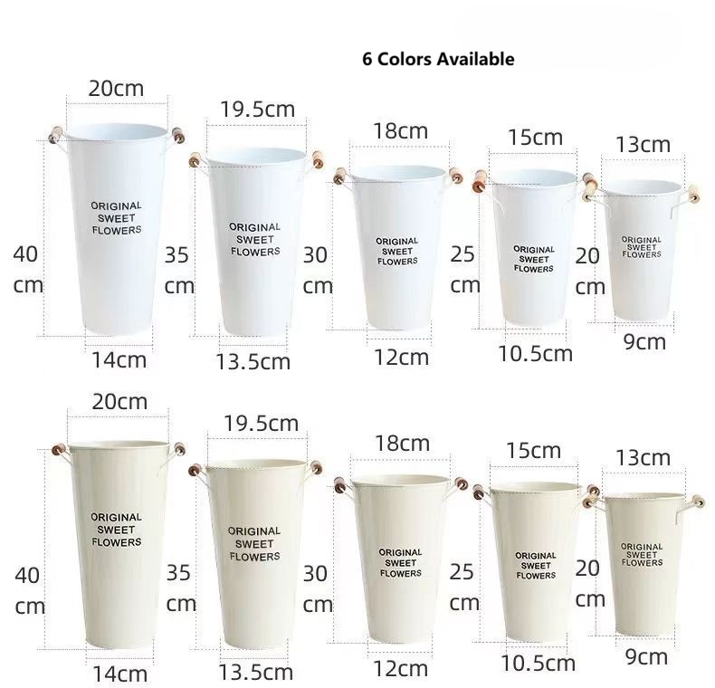 Garden Style Floral Bucket 12