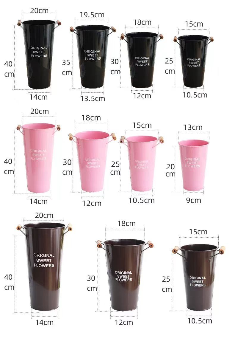 Garden Style Floral Bucket 11
