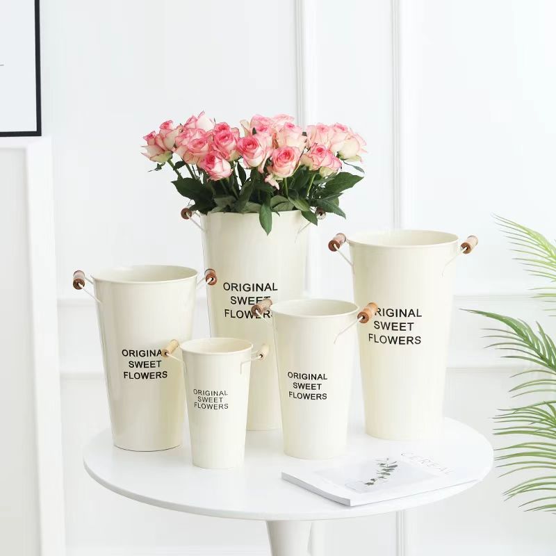 Garden Style Floral Bucket 7