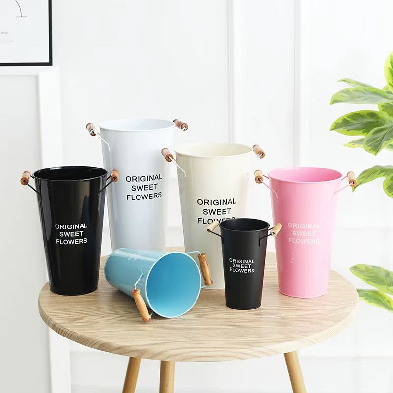 Garden Style Floral Bucket