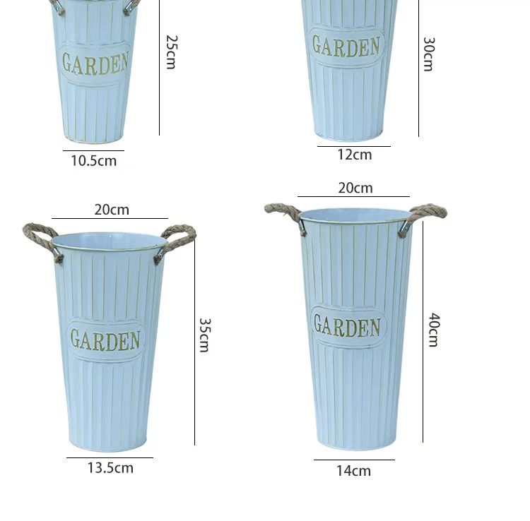 Garden Style Floral Bucket 6