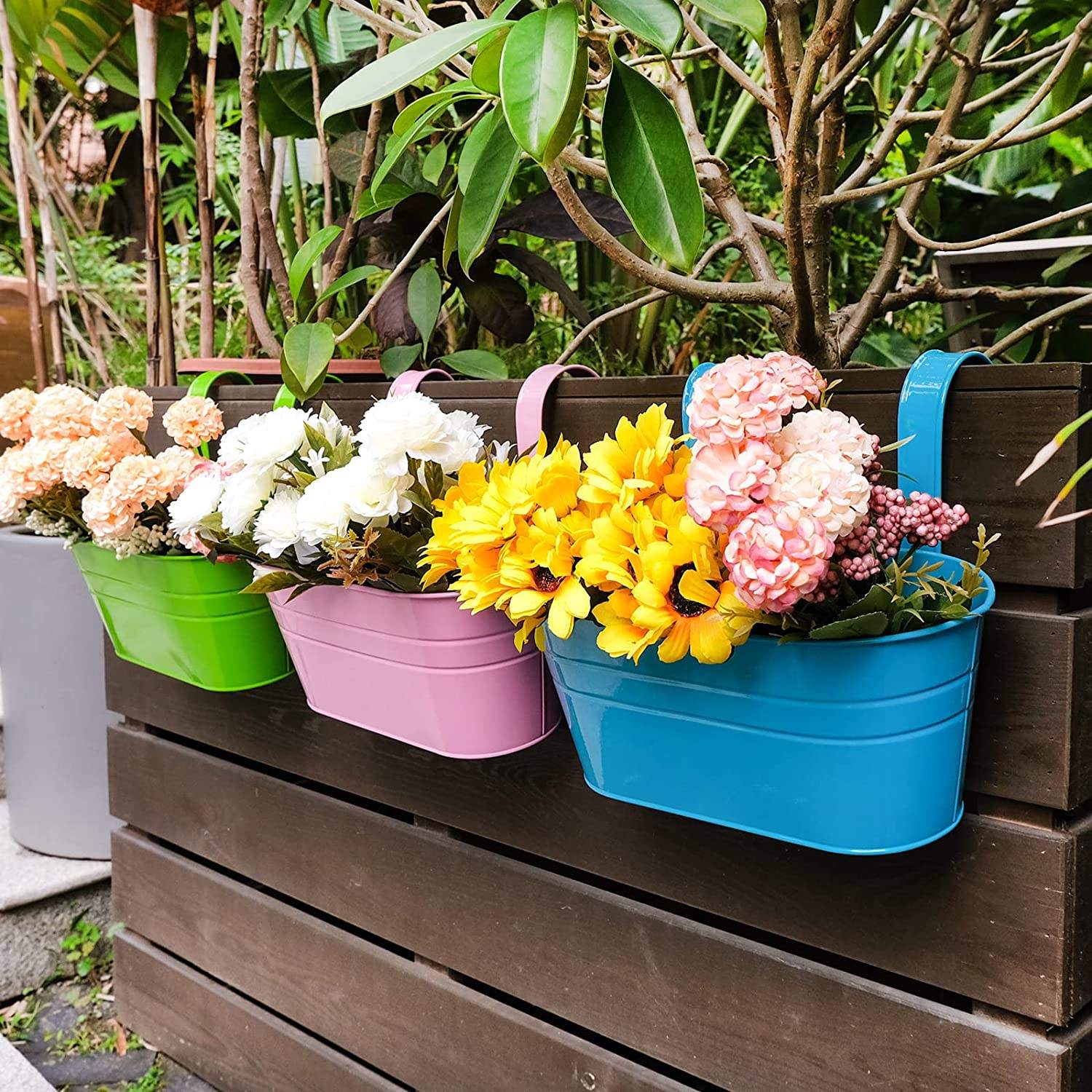 Hanging Flower Bucket 2