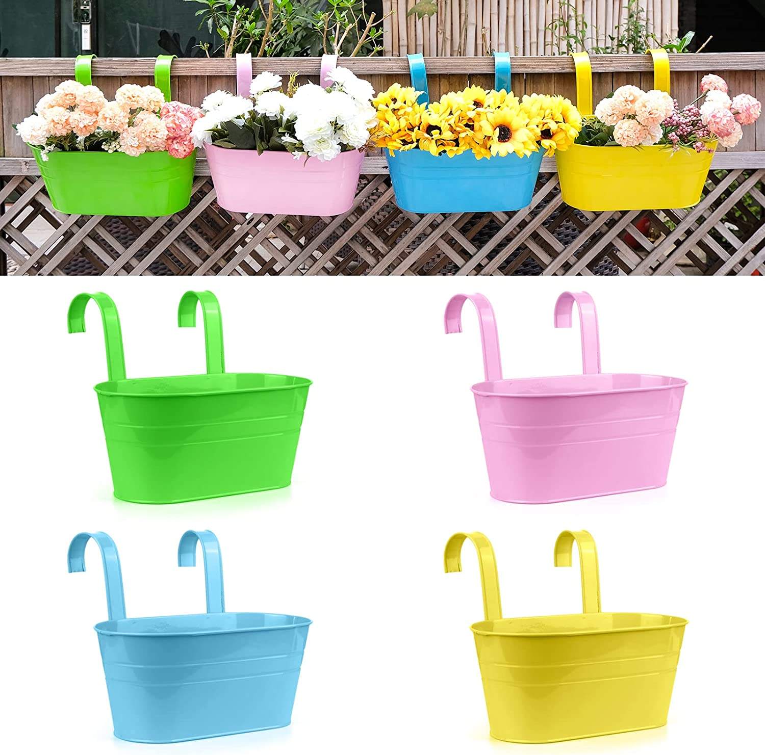 Hanging Flower Bucket 6