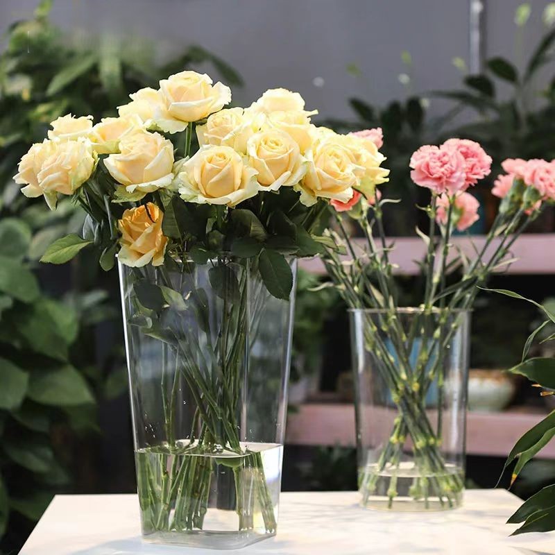 Minimalist Clear Acrylic Floral Bucket 12