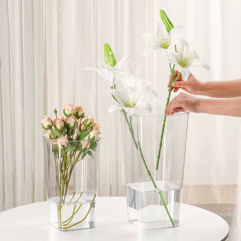 Minimalist Clear Acrylic Floral Bucket 10