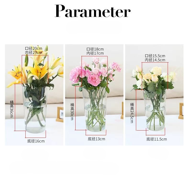 Minimalist Clear Acrylic Flower Revival Bucket 2