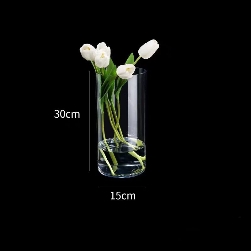 Minimalist Clear Acrylic Flower Revival Bucket 10
