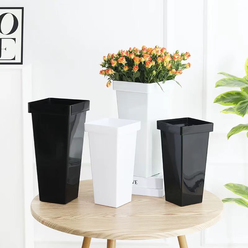 Minimalist Plastic Floral Bucket