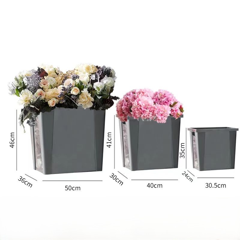 Minimalist Plastic Flower Bucket 8