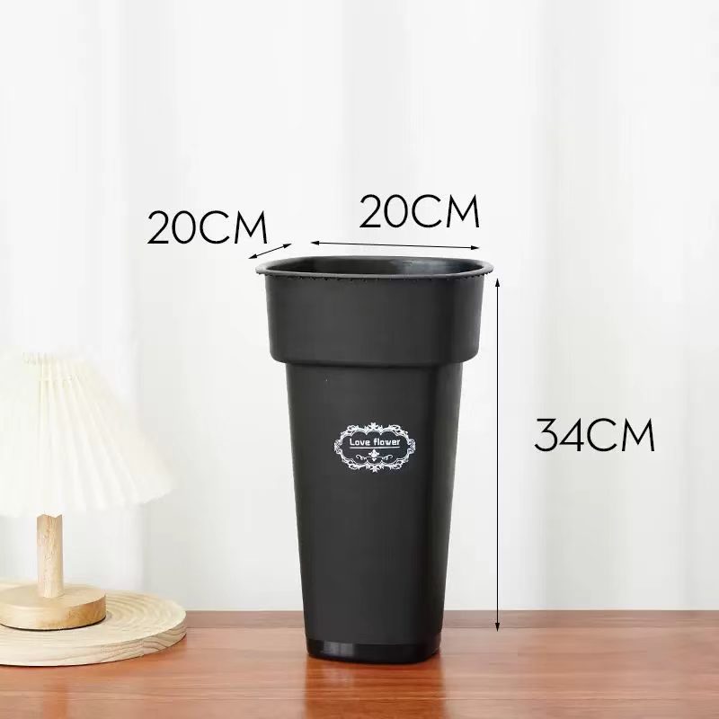 Minimalist Plastic Flower Revival Bucket 13
