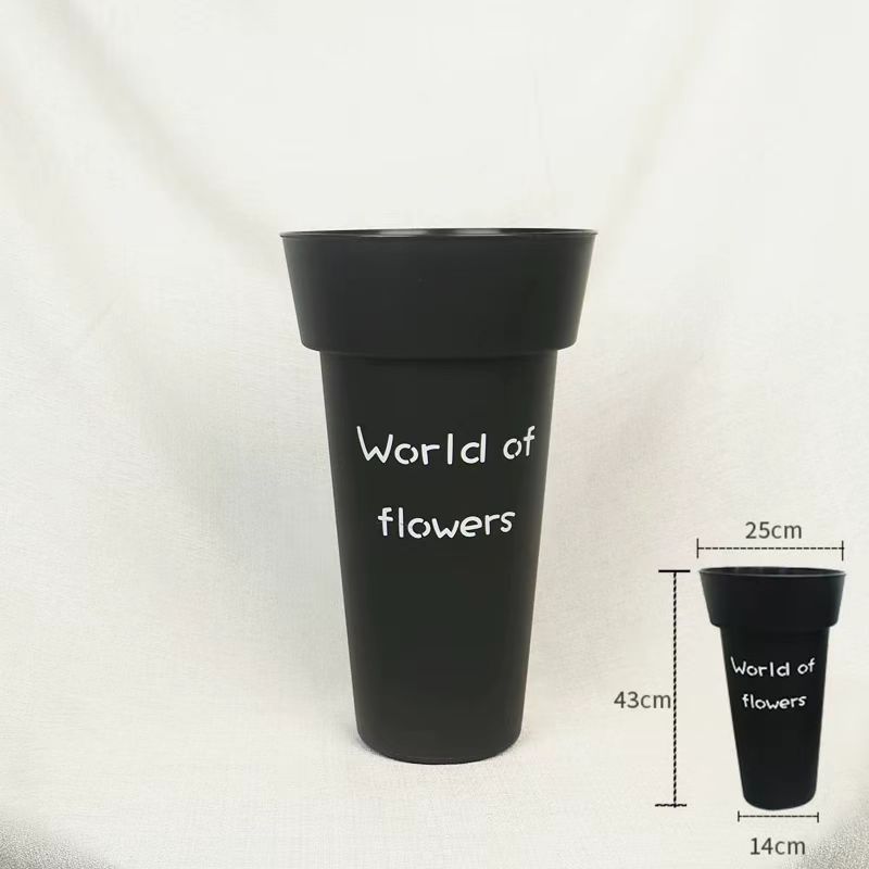 Minimalist Plastic Flower Revival Bucket 3