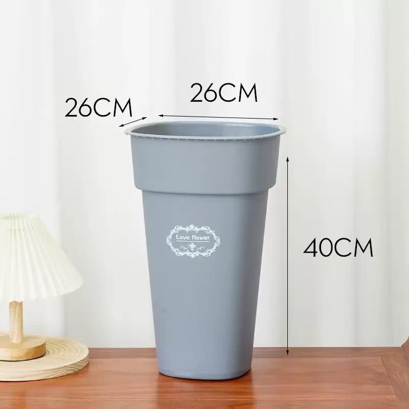 Minimalist Plastic Flower Revival Bucket 18