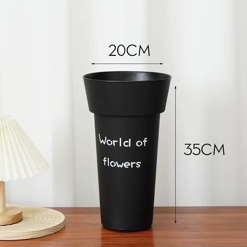Minimalist Plastic Flower Revival Bucket 11