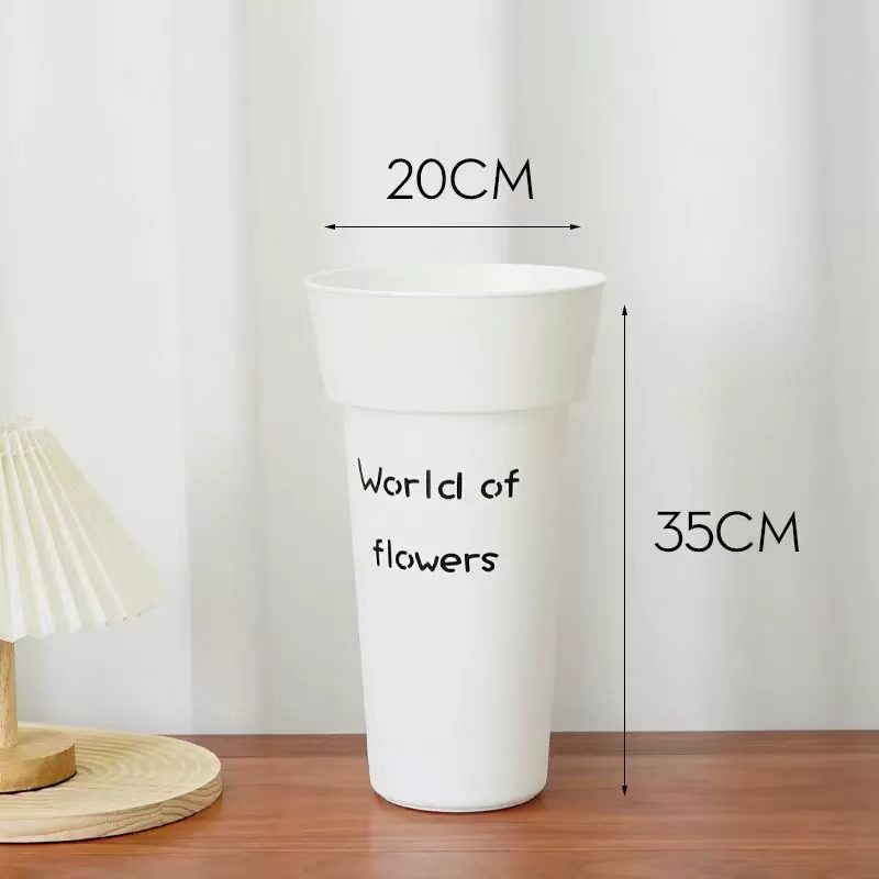 Minimalist Plastic Flower Revival Bucket 10