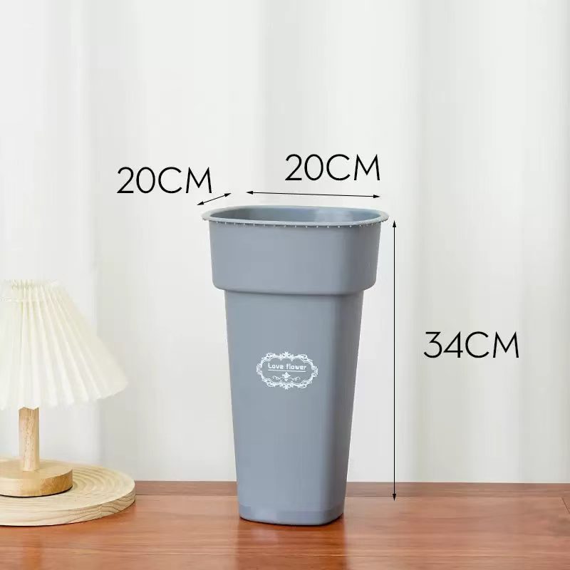 Minimalist Plastic Flower Revival Bucket 15