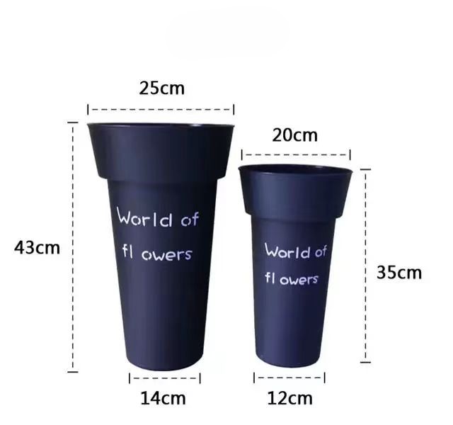 Minimalist Plastic Flower Revival Bucket 8