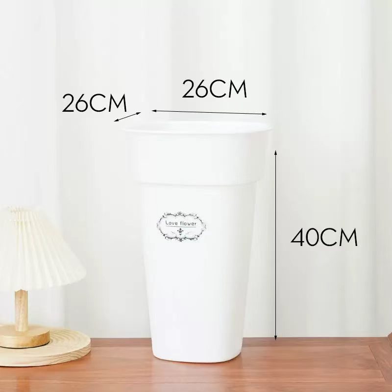 Minimalist Plastic Flower Revival Bucket 16