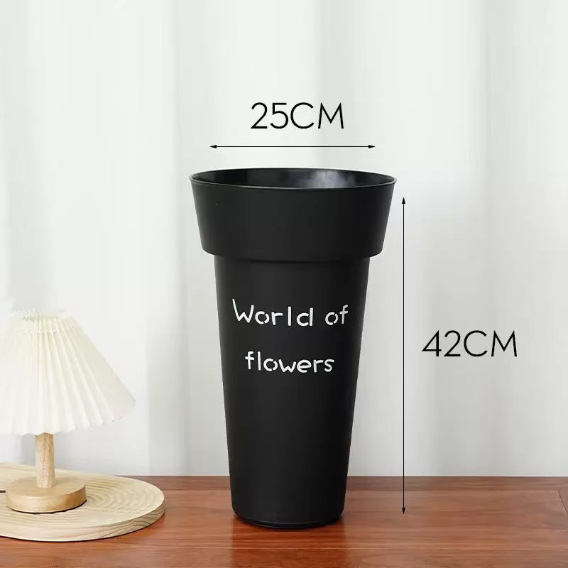 Minimalist Plastic Flower Revival Bucket 12