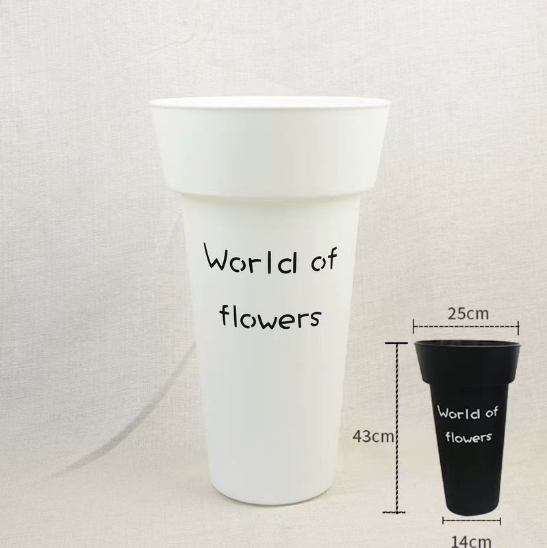 Minimalist Plastic Flower Revival Bucket 2