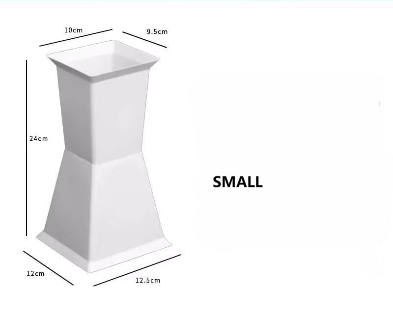Minimalist Plastic Waisted Vases 9