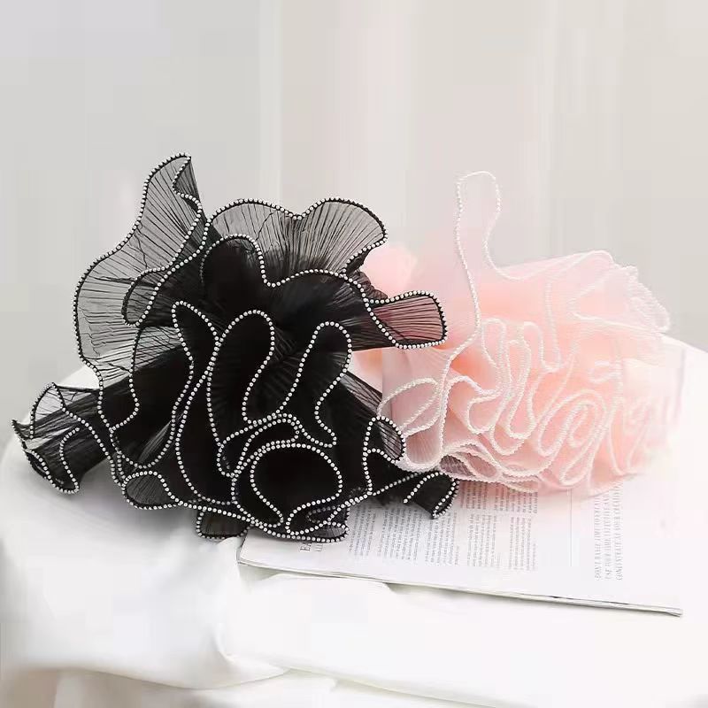 Double-sided Pearl Wave Organza
