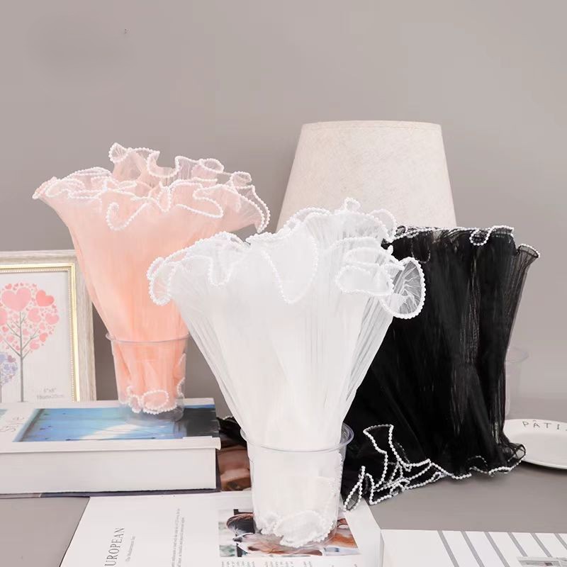 Double-sided Pearl Wave Organza 7