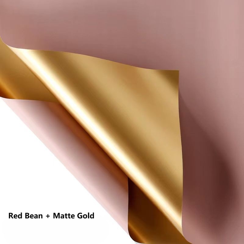 Golden Double Color Wrapping Paper
