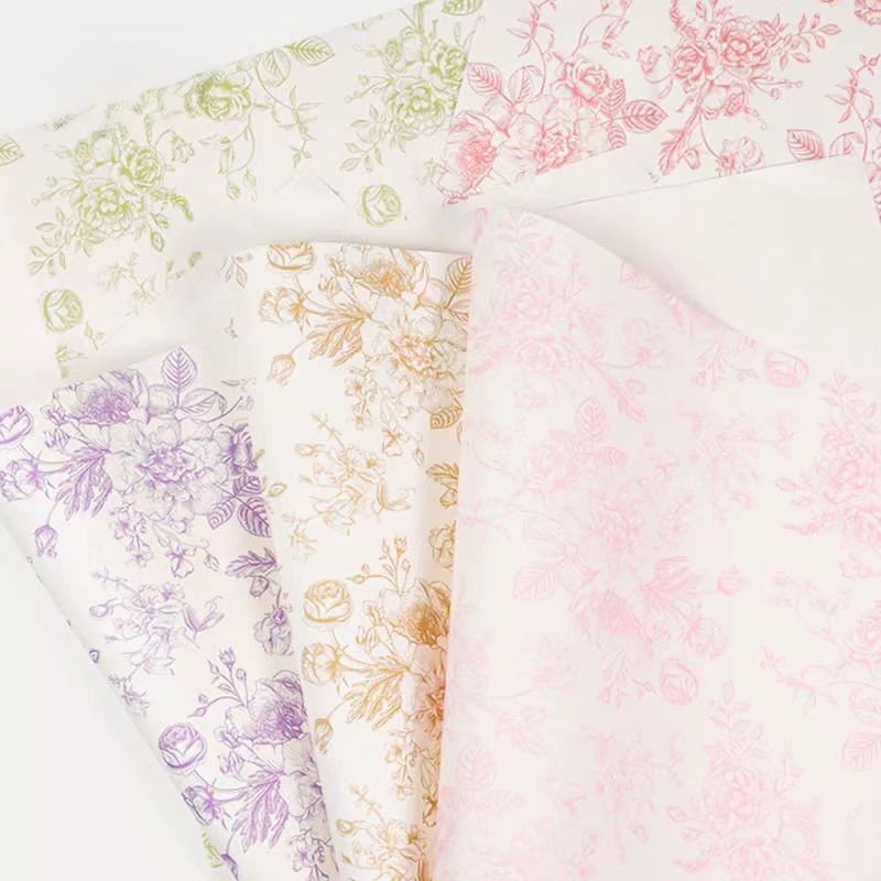Vintage Floral Printing Wrapping Paper 2
