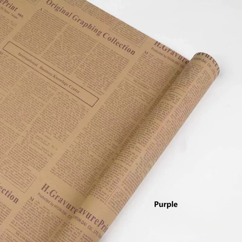 Vintage Newspaper Wrapping Paper 2