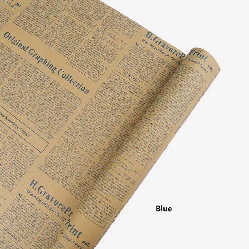 Vintage Newspaper Wrapping Paper 7