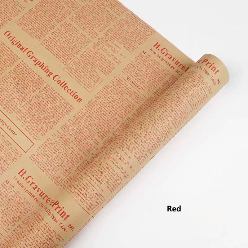 Vintage Newspaper Wrapping Paper 8